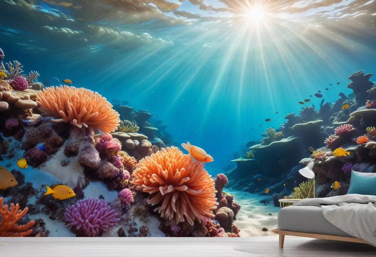 Upptäck de underbara koralldjuren i havet! illustration