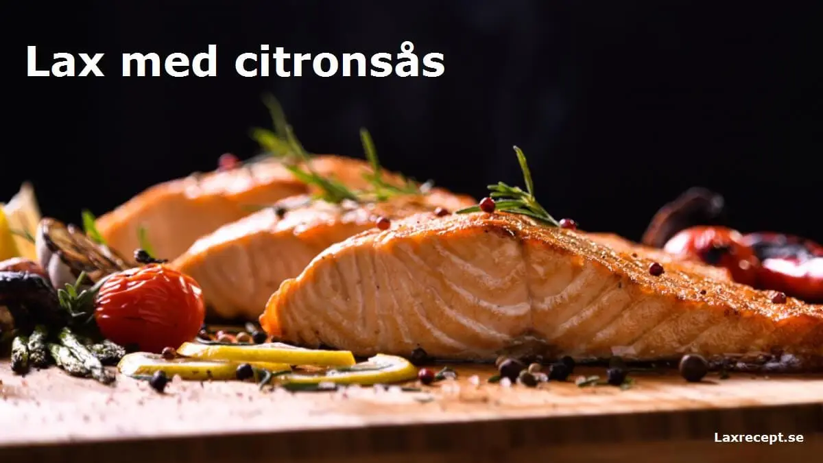 Lax med citronsås