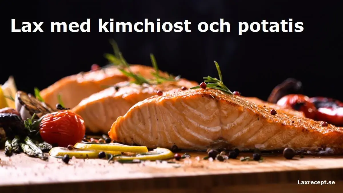 Lax med kimchiost och potatis