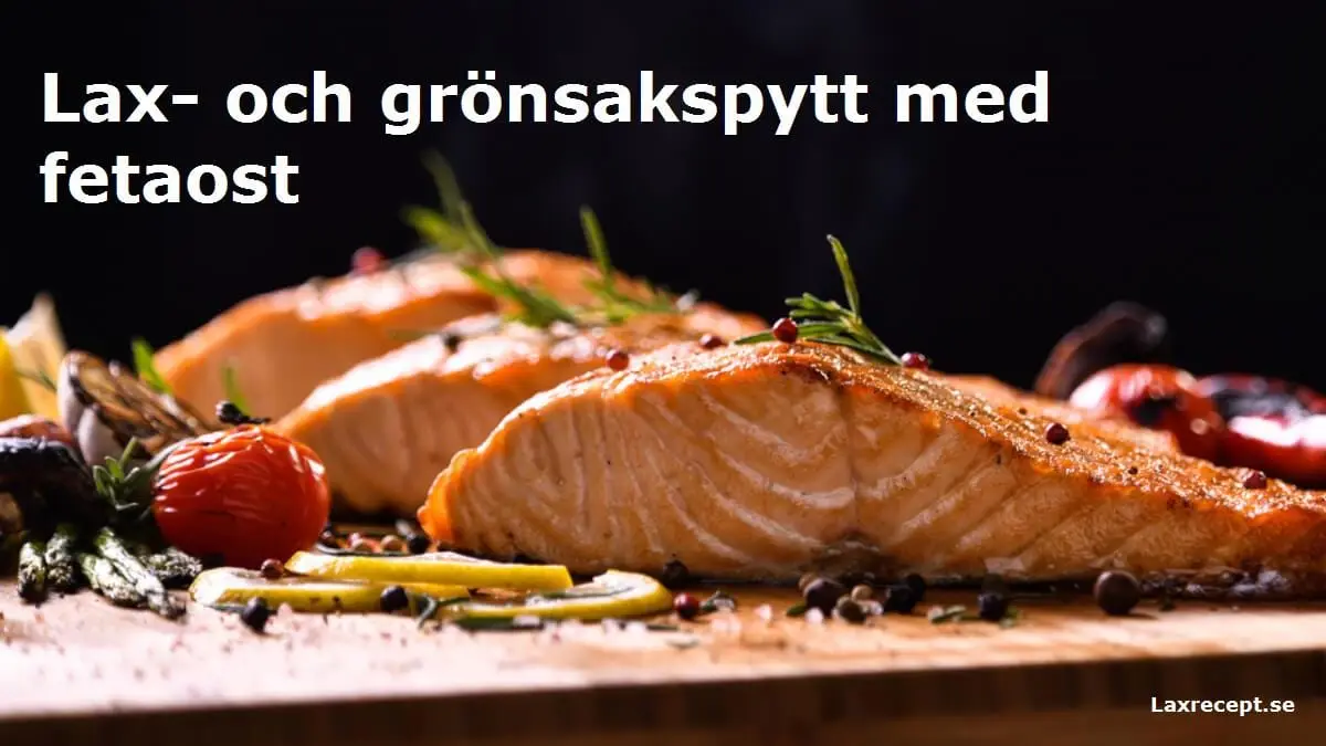 Lax- och grönsakspytt med fetaost