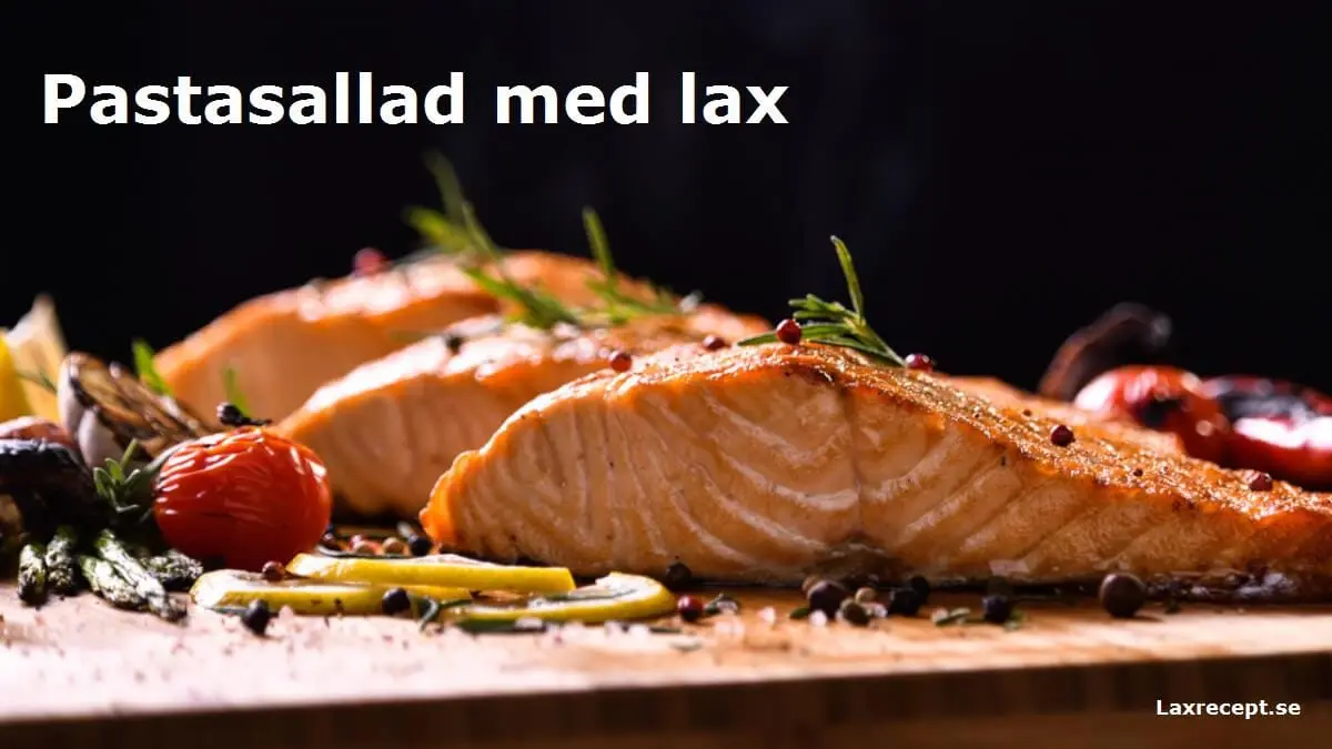 Pastasallad med lax