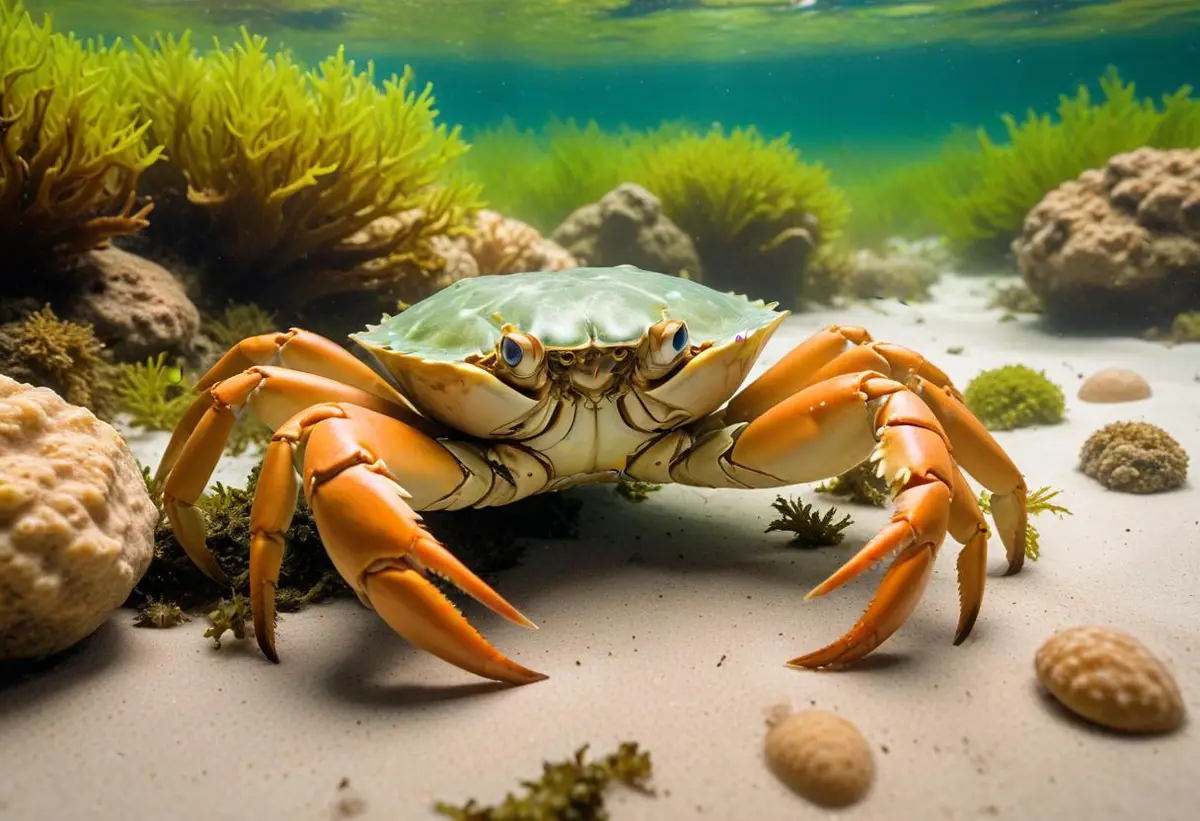 Strandkrabba illustration