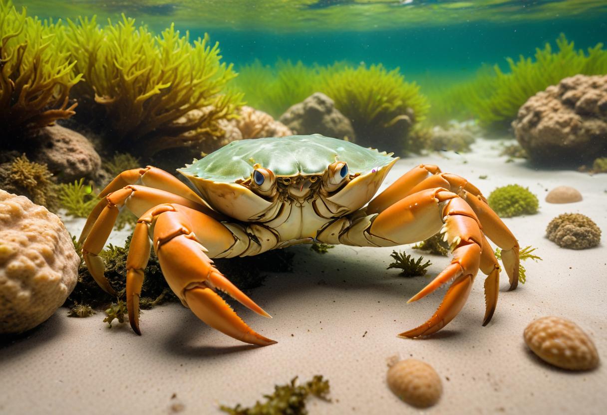 Strandkrabba illustration